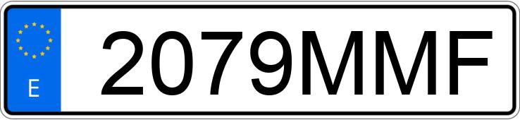 Numer rejestracyjny 2079MMF posiada AUDI COUPE