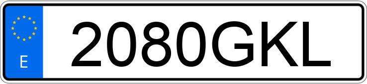 Numer rejestracyjny 2080GKL posiada VOLKSWAGEN PASSAT Numer rejestracyjny 2080GKL posiada VOLKSWAGEN PASSAT