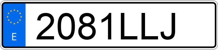 Numer rejestracyjny 2081LLJ posiada LAND ROVER RANGE ROVER EVOQUE