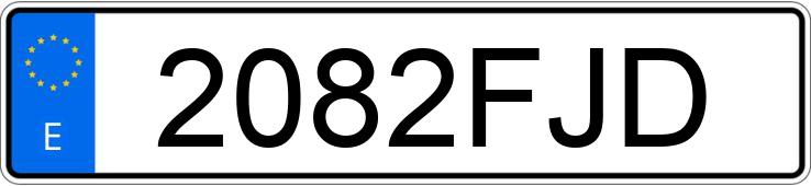 Numer rejestracyjny 2082FJD posiada MAZDA MAZDA5