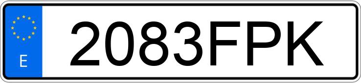 Numer rejestracyjny 2083FPK posiada BMW X5 Numer rejestracyjny 2083FPK posiada BMW X5