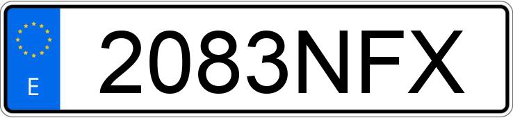 Numer rejestracyjny 2083NFX posiada MERCEDES CLS (218) Numer rejestracyjny 2083NFX posiada MERCEDES CLS (218)