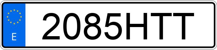 Numer rejestracyjny 2085HTT posiada CITROEN C4