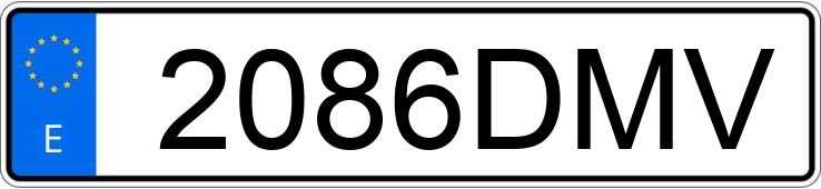 Numer rejestracyjny 2086DMV posiada RENAULT CLIO