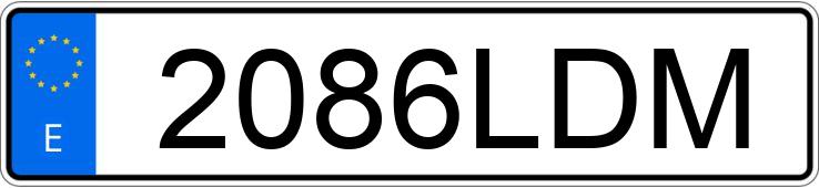 Numer rejestracyjny 2086LDM posiada RENAULT KANGOO