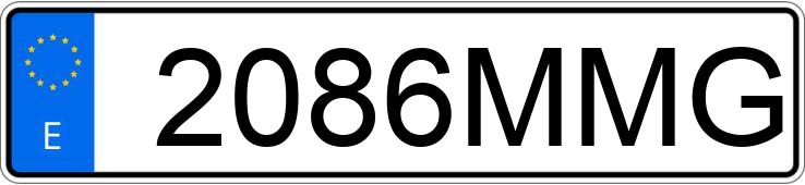 Numer rejestracyjny 2086MMG posiada HYUNDAI IONIQ 6