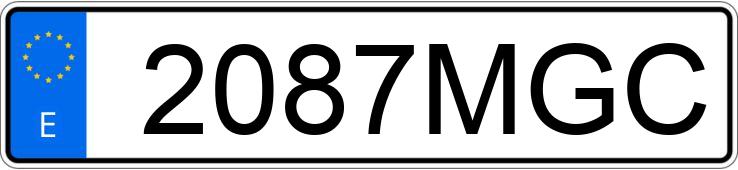 Numer rejestracyjny 2087MGC posiada CUPRA LEON Numer rejestracyjny 2087MGC posiada CUPRA LEON