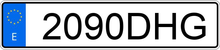 Numer rejestracyjny 2090DHG posiada AUDI A3