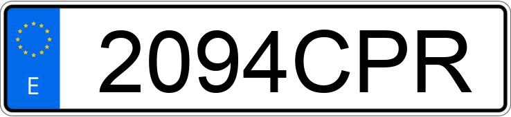 Numer rejestracyjny 2094CPR posiada PEUGEOT 307 Numer rejestracyjny 2094CPR posiada PEUGEOT 307