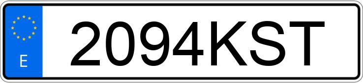 Numer rejestracyjny 2094KST posiada HYUNDAI I30 FASTBACK