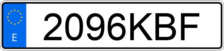 Numer rejestracyjny 2096KBF posiada OPEL ASTRA