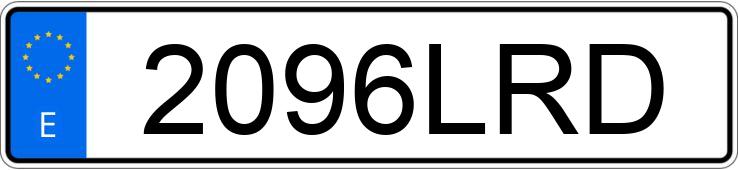 Numer rejestracyjny 2096LRD posiada VOLKSWAGEN TIGUAN ALLSPACE