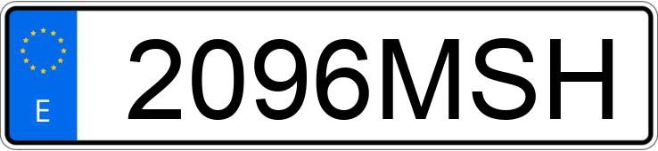 Numer rejestracyjny 2096MSH posiada CUPRA LEON Numer rejestracyjny 2096MSH posiada CUPRA LEON