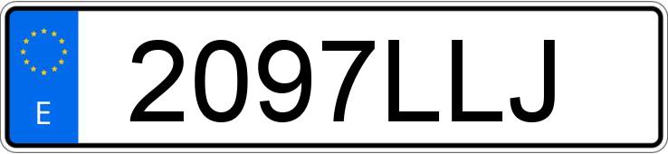 Numer rejestracyjny 2097LLJ posiada LAND ROVER RANGE ROVER EVOQUE