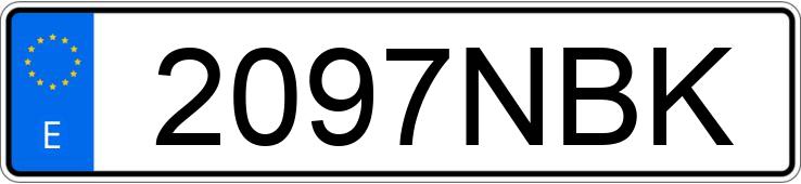 Numer rejestracyjny 2097NBK posiada AUDI Q2