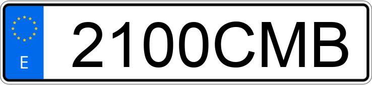 Numer rejestracyjny 2100CMB posiada BMW SERIE 5