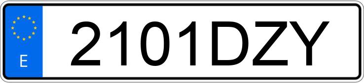 Numer rejestracyjny 2101DZY posiada VOLKSWAGEN GOLF Numer rejestracyjny 2101DZY posiada VOLKSWAGEN GOLF