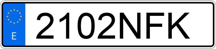 Numer rejestracyjny 2102NFK posiada BMW SERIE 2