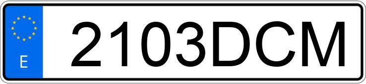 Numer rejestracyjny 2103DCM posiada MERCEDES CLS (219)