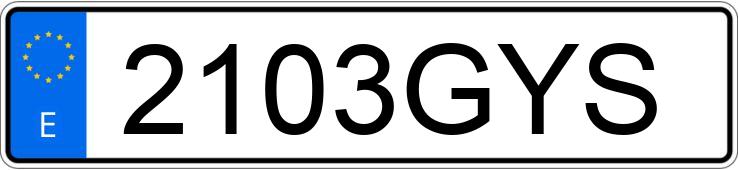 Numer rejestracyjny 2103GYS posiada BMW SERIE 1