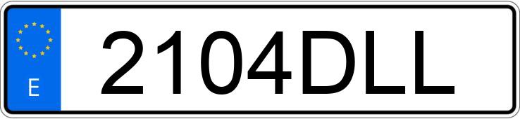 Numer rejestracyjny 2104DLL posiada VOLKSWAGEN PASSAT