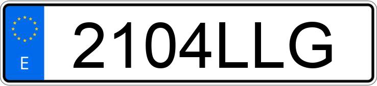 Registreringsnummeret 2104LLG har CITROEN BERLINGO