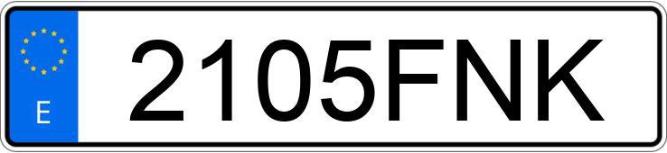 Numer rejestracyjny 2105FNK posiada CITROEN C4