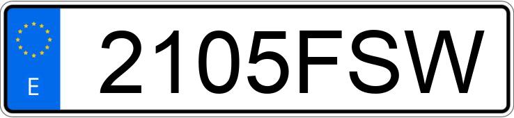 Numer rejestracyjny 2105FSW posiada RENAULT CLIO