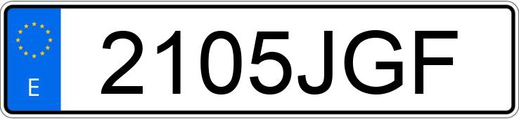 Numer rejestracyjny 2105JGF posiada KIA VENGA