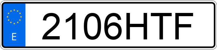 Registreringsnummeret 2106HTF har KIA CEED