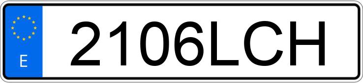 Numer rejestracyjny 2106LCH posiada TOYOTA COROLLA