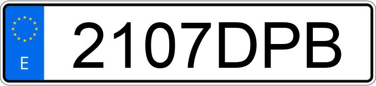 Numer rejestracyjny 2107DPB posiada MINI MINI Numer rejestracyjny 2107DPB posiada MINI MINI