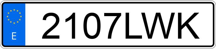 Numer rejestracyjny 2107LWK posiada BMW SERIE 4