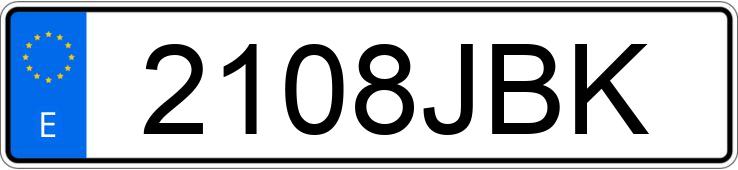 Numer rejestracyjny 2108JBK posiada MERCEDES A (176)