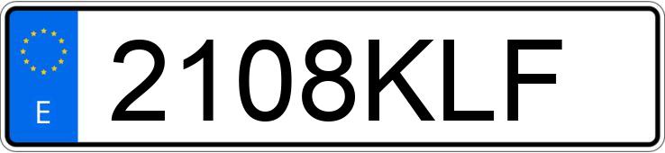 Numer rejestracyjny 2108KLF posiada BMW R 1200