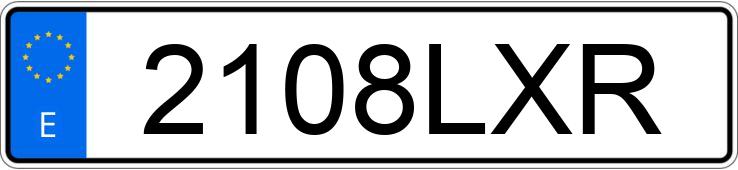 Numer rejestracyjny 2108LXR posiada RENAULT EXPRESS