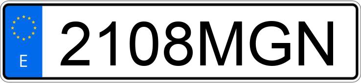 Numer rejestracyjny 2108MGN posiada SEAT ATECA