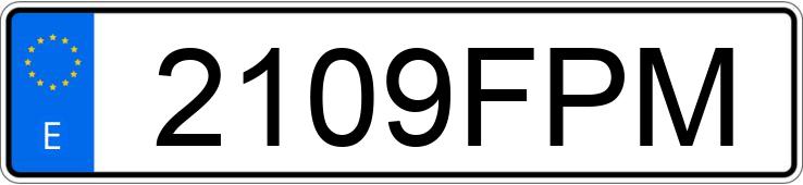 Numer rejestracyjny 2109FPM posiada NISSAN QASHQAI