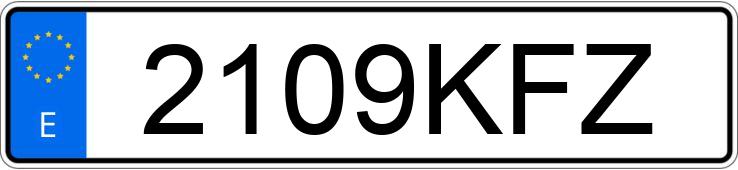 Numer rejestracyjny 2109KFZ posiada BMW SERIE 2