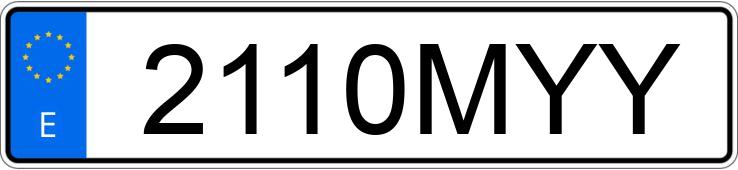 Numer rejestracyjny 2110MYY posiada SEAT ATECA