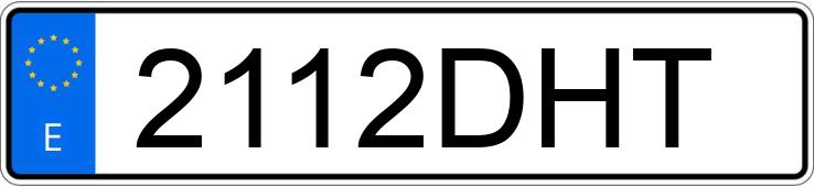 Numer rejestracyjny 2112DHT posiada VOLVO S60