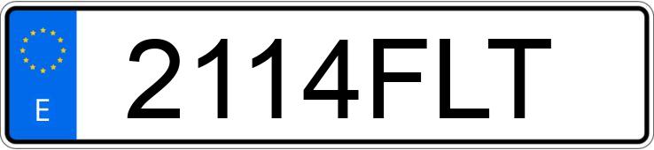 Numer rejestracyjny 2114FLT posiada FORD FIESTA Numer rejestracyjny 2114FLT posiada FORD FIESTA