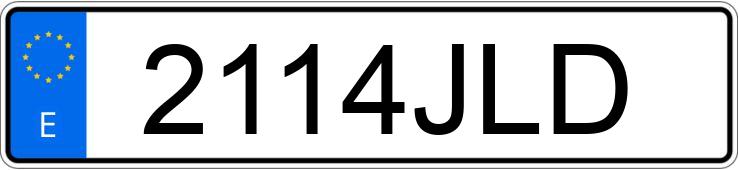 Numer rejestracyjny 2114JLD posiada VOLKSWAGEN GOLF