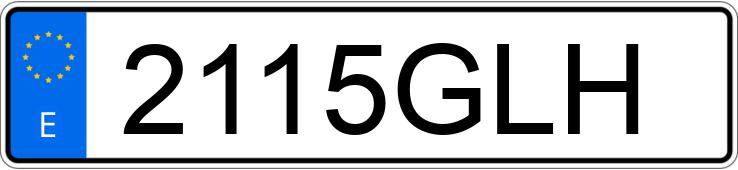 Numer rejestracyjny 2115GLH posiada VOLKSWAGEN GOLF