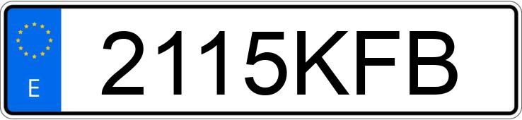 Numer rejestracyjny 2115KFB posiada SEAT LEON Numer rejestracyjny 2115KFB posiada SEAT LEON