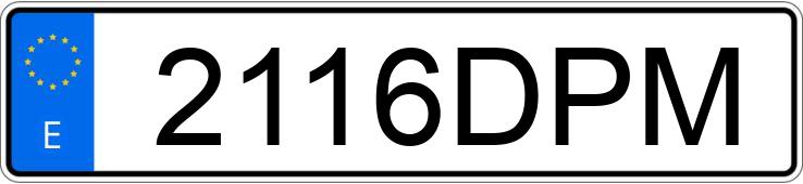 Numer rejestracyjny 2116DPM posiada TOYOTA MR2