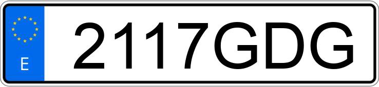 Numer rejestracyjny 2117GDG posiada FORD FOCUS