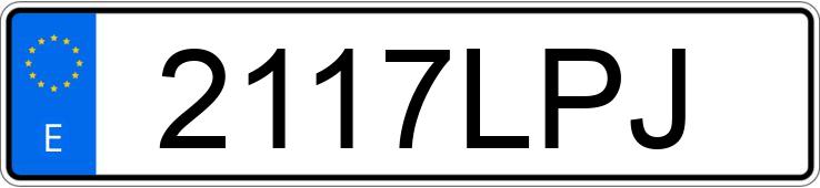Numer rejestracyjny 2117LPJ posiada OPEL COMBO