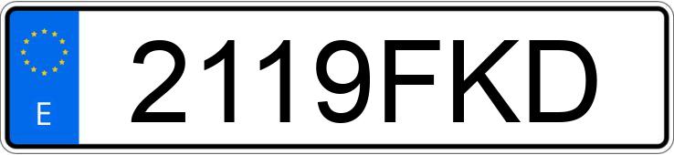 Numer rejestracyjny 2119FKD posiada TOYOTA LAND CRUISER