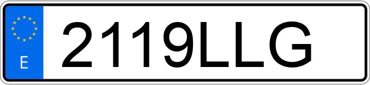 Numer rejestracyjny 2119LLG posiada MERCEDES C (204)